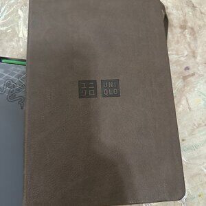 Uniqlo Notebook Planner Brown Soft Leather New with Box 8.5” x 6” 2024